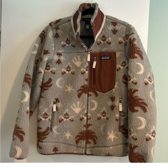 RARE Patagonia Classic Retro X High Pile Fleece Jacket in Drifter Grey - Picture 3 of 4